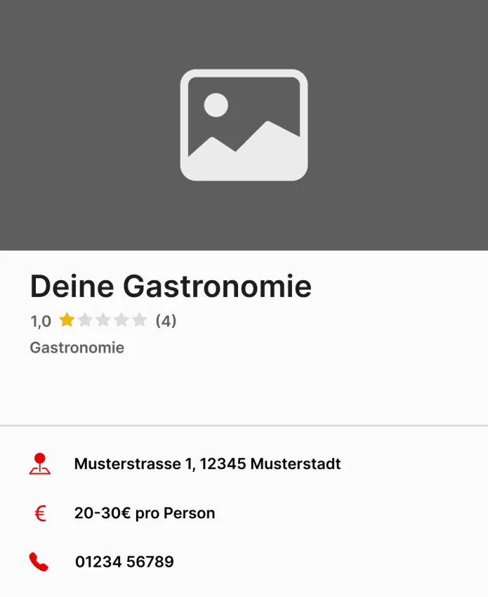 Online-Präsenz ohne Gastrolio